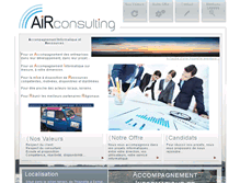 Tablet Screenshot of air-consulting.fr